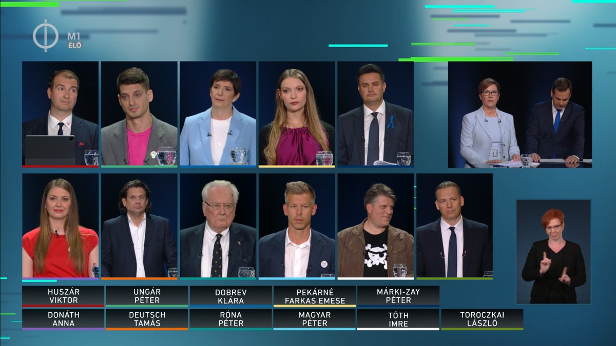 Az ereszcsatornától az európai bérekig – így zajlott az élő EP-vita az M1-en