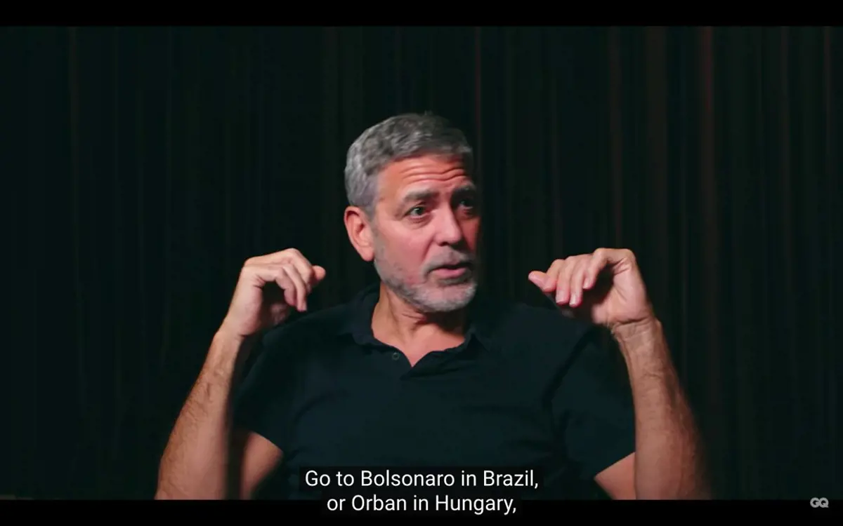 George Clooney szerint Orbán az egyik példa arra, mennyi gyűlölet van a világban