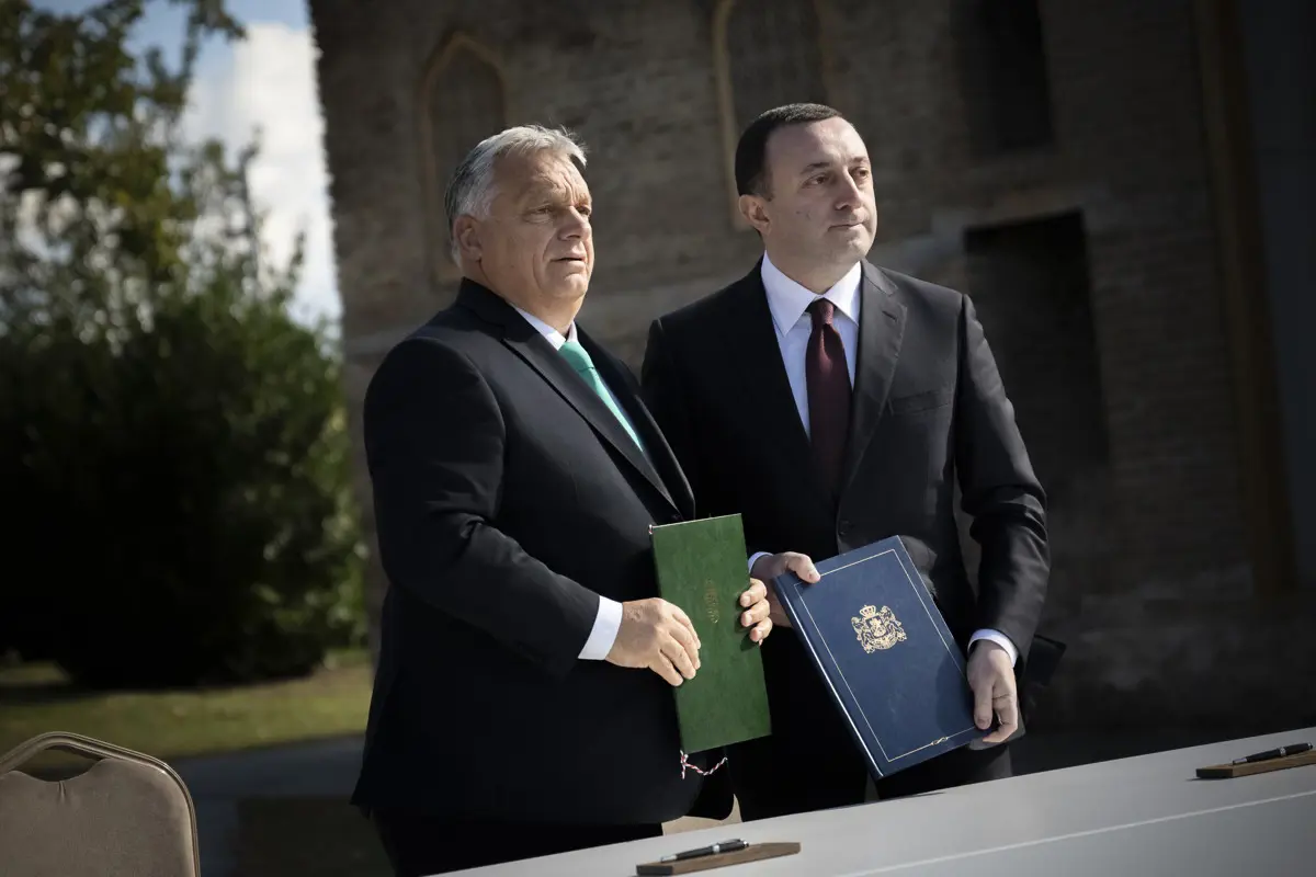Orbán Viktor: Magyarország elkötelezett támogatója Grúzia EU-tagságának