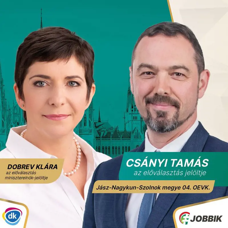 A DK Csányi Tamást, a Jobbik jelöltjét támogatja Jász-Nagykun-Szolnok megye 4-es választókerületében