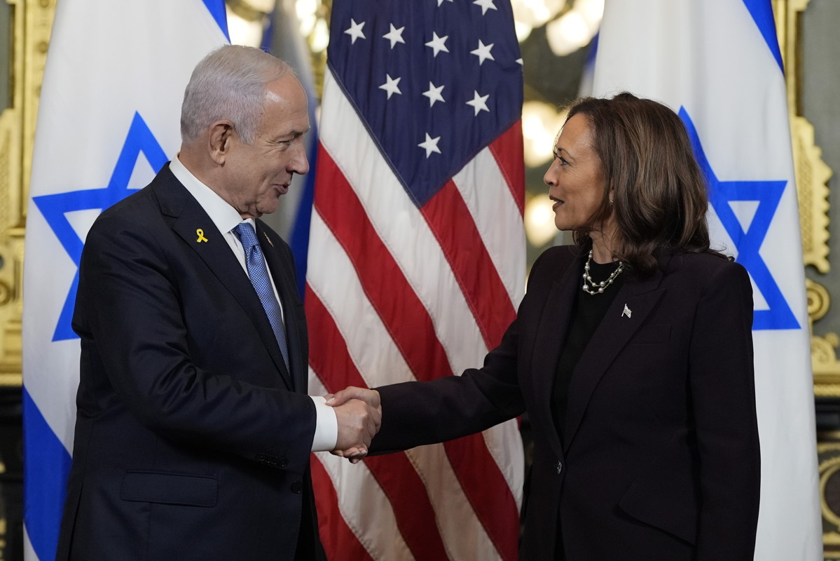 Kamala Harris a gázai helyzetről egyeztetett az izraeli miniszterelnökkel