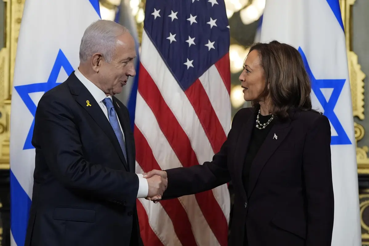 Kamala Harris a gázai helyzetről egyeztetett az izraeli miniszterelnökkel