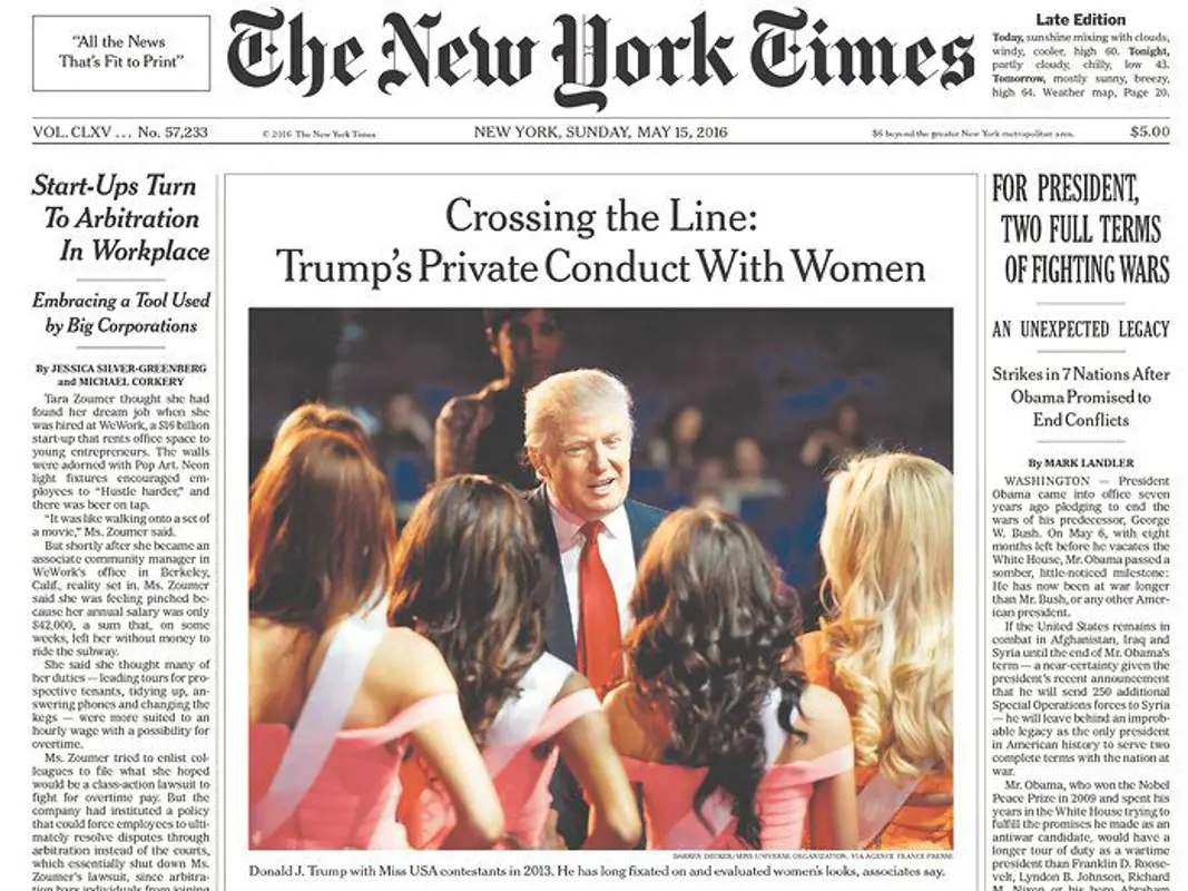Trump hazaárulással vádolta meg a The New York Timest
