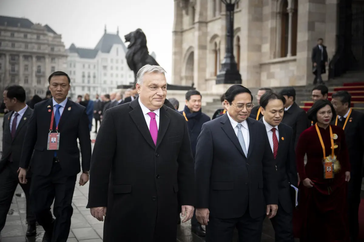 Orbán Viktor a vietnámi miniszterelnököt látta vendégül