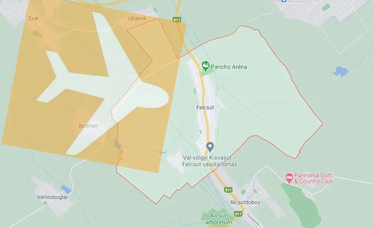 Repülőtér épülhet Orbán Viktor faluja, Felcsút közelében