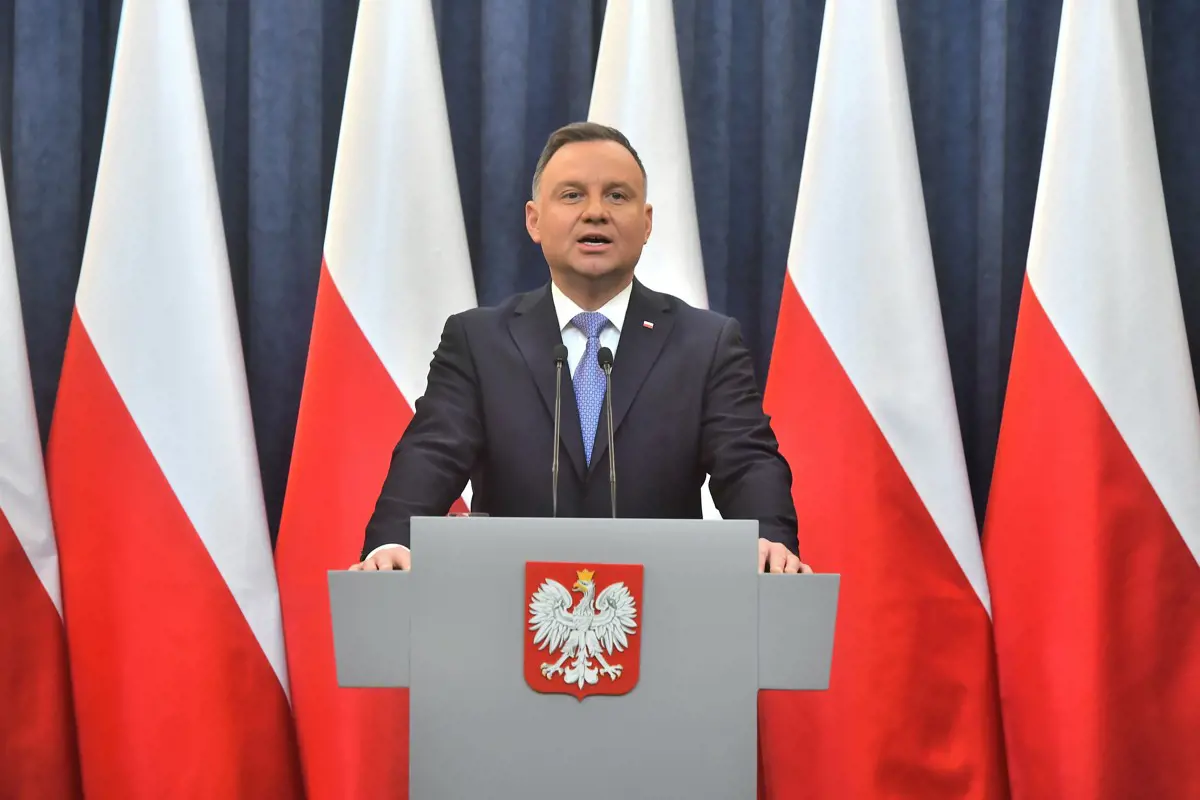A lengyel elnök szerint Ukrajna egész Európát védelmezi az orosz agresszióval szemben