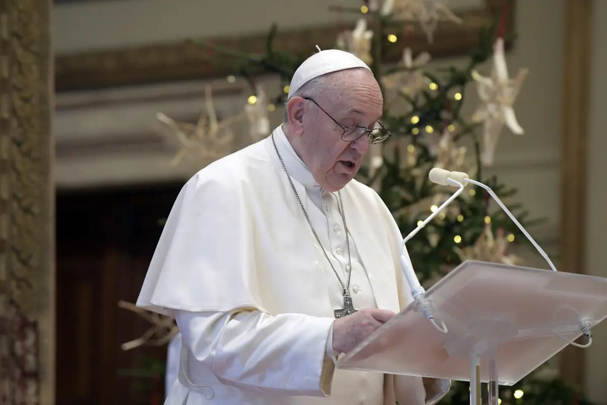 Ferenc pápa személyesen celebrálja a karácsonyi szertartásokat a Vatikánban