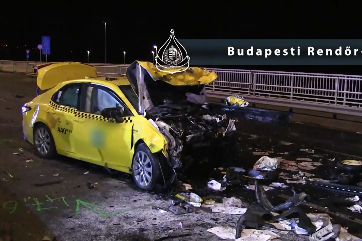 Be volt drogozva a férfi, aki egy lopott taxival okozott háromszoros halálos balesetet az Árpád hídon