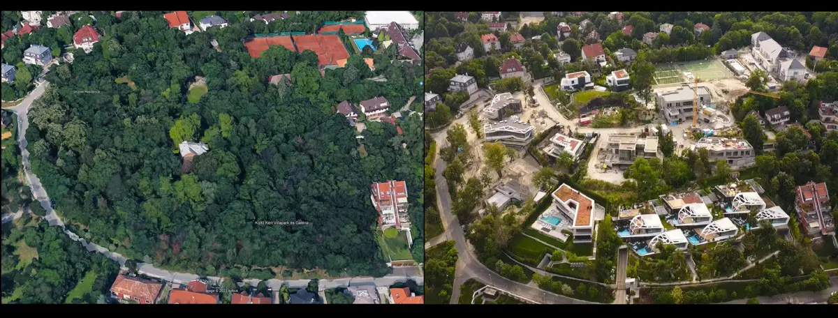 Így „zöldkerület” a Hegyvidék: ízléstelen óriási lakóparkok a Svábhegyen, tündérkék a Böszi kertben
