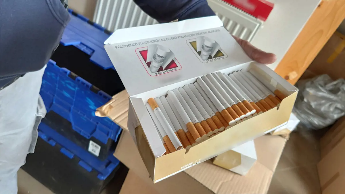 Illegális cigarettaüzemet találtak Budapesten