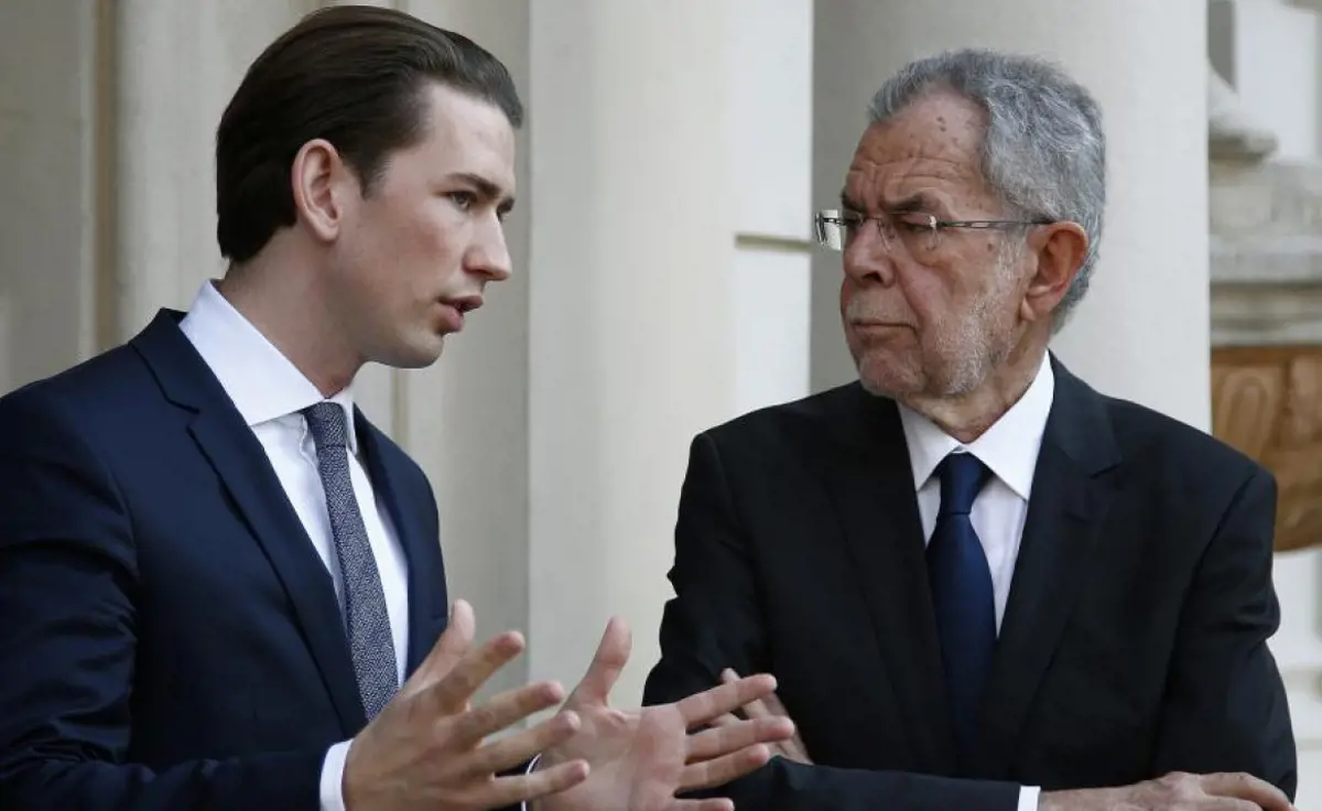 Az osztrák kormánykoalíció szétrobbanása után beiktatták az új minisztereket