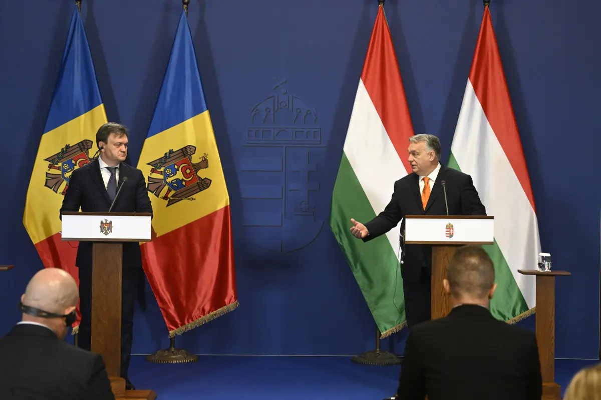Orbán Viktor: Feltétel nélkül támogatjuk Moldova EU-s tagságát