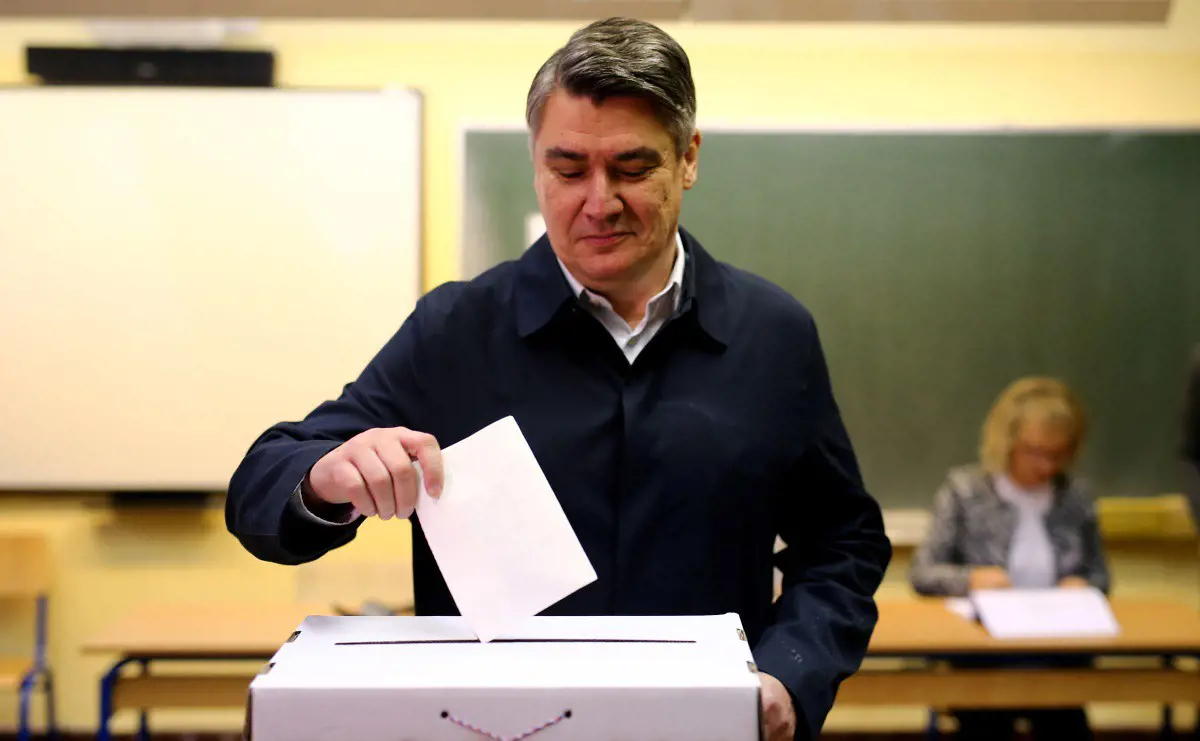 Horvátországban az ellenzéki szociáldemokrata jelölt nyert az elnökválasztáson