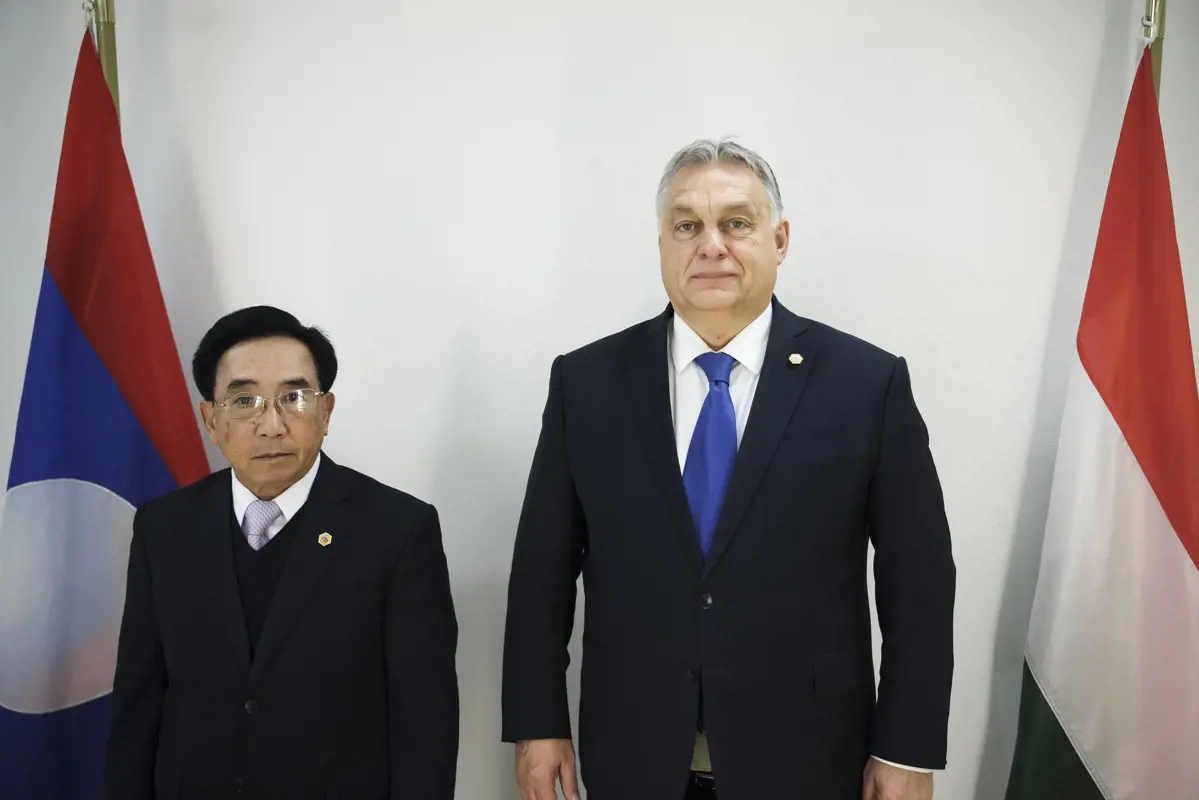 Orbán Viktor a laoszi miniszterelnökkel tárgyalt