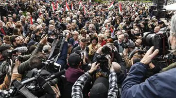 Magyar Péter: Lőtávolságra van tőlünk a Fidesz népszerűsége