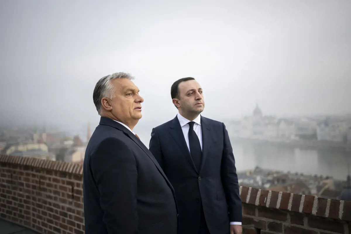 Orbán Viktor és a grúz miniszterelnök stratégiai megállapodást írt alá, az energiaárakról is egyeztettek
