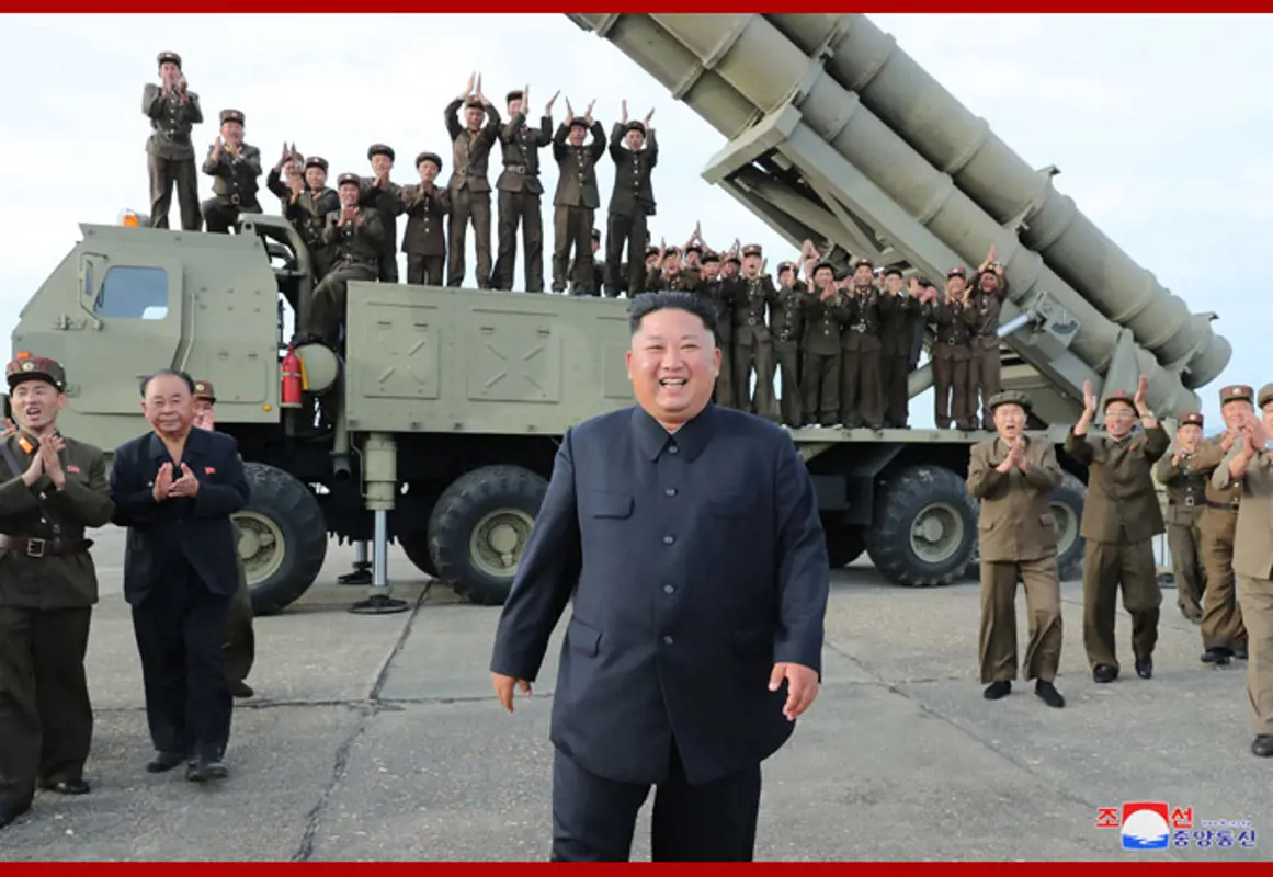 Rakéta-sorozatvetőt tesztelt Észak-Korea