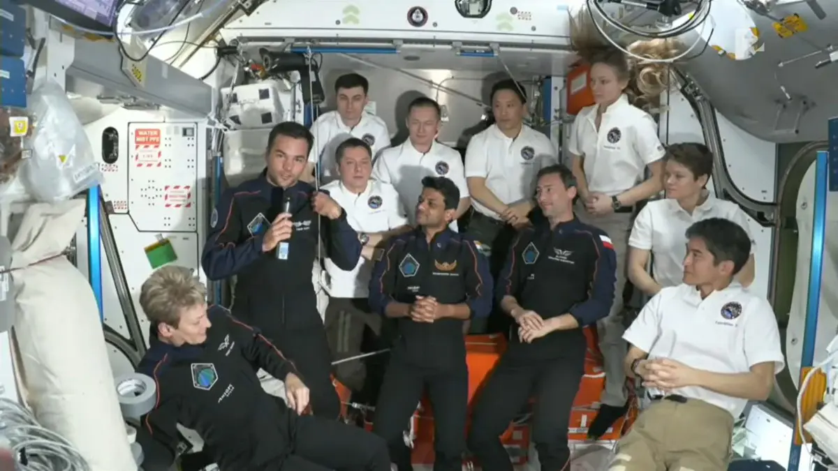 Kapu Tibor üzent az ISS-ről: „Még egy ilyen kis nemzetnek is sikerülhet egy ilyen hatalmas dolgot végrehajtania” – videó!