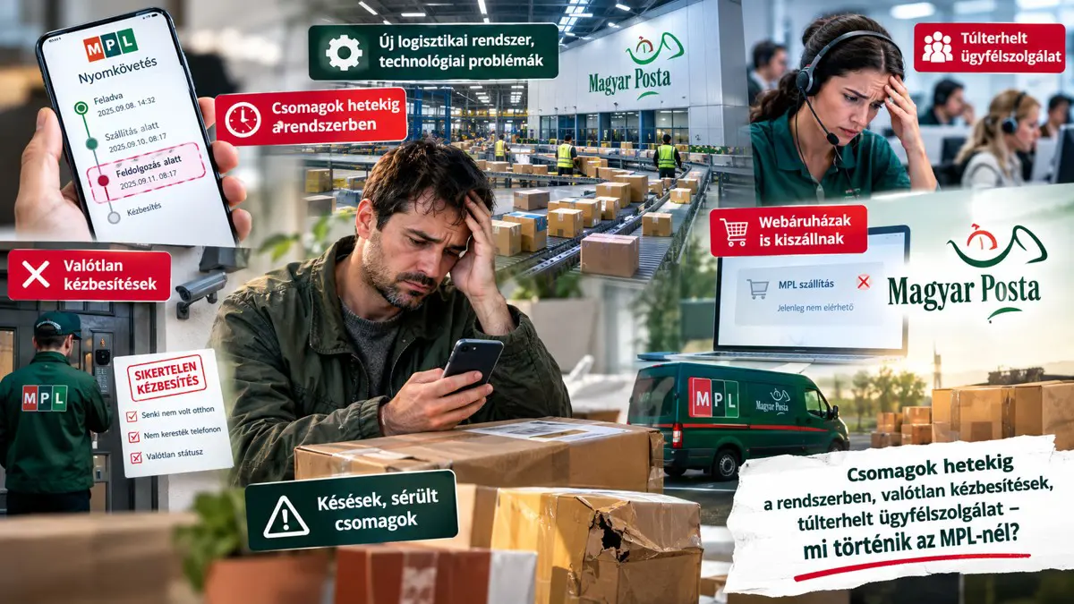 Csomagok hetekig a rendszerben, valótlan kézbesítések – mi történik az MPL-nél?