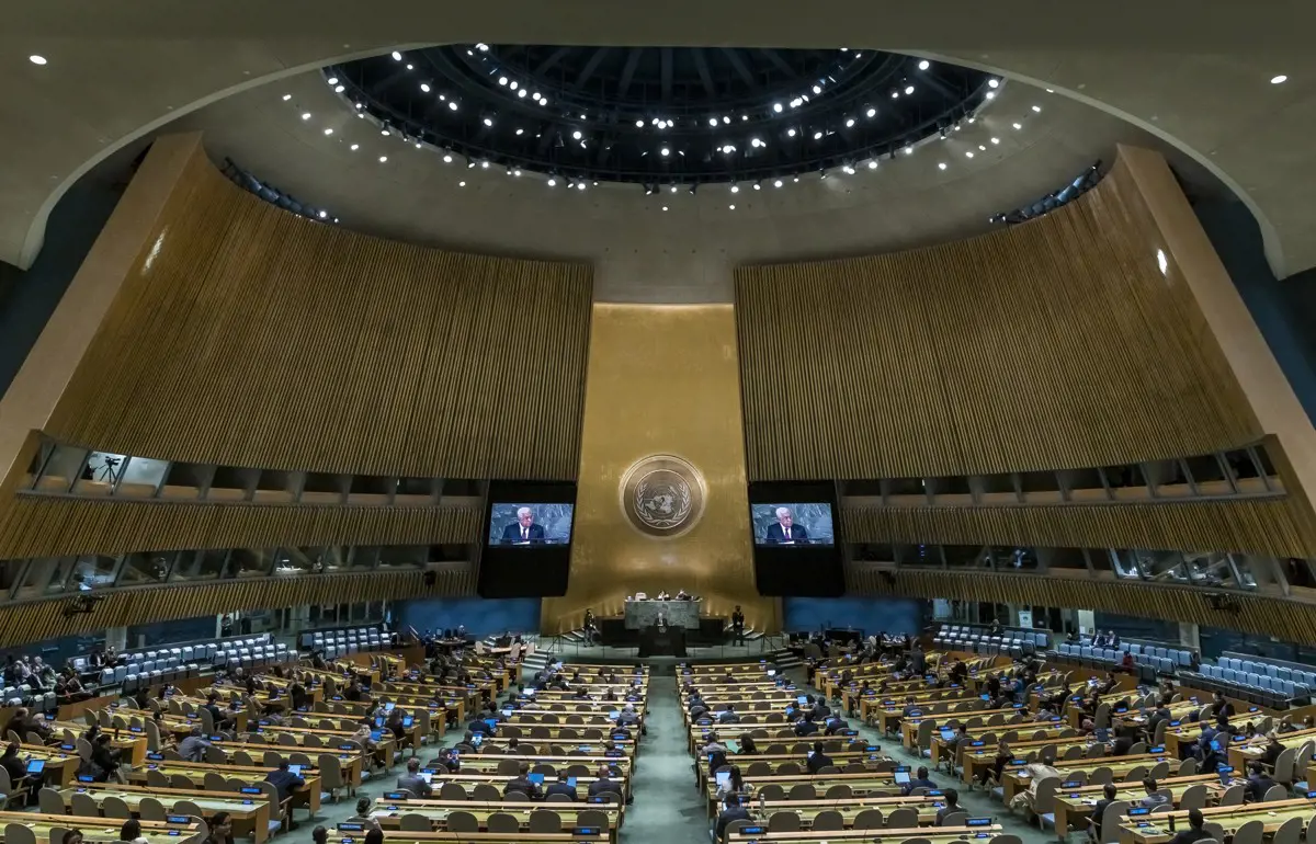 Az ENSZ elítélte Oroszországot az ukrajnai régiók egyoldalú elcsatolása miatt