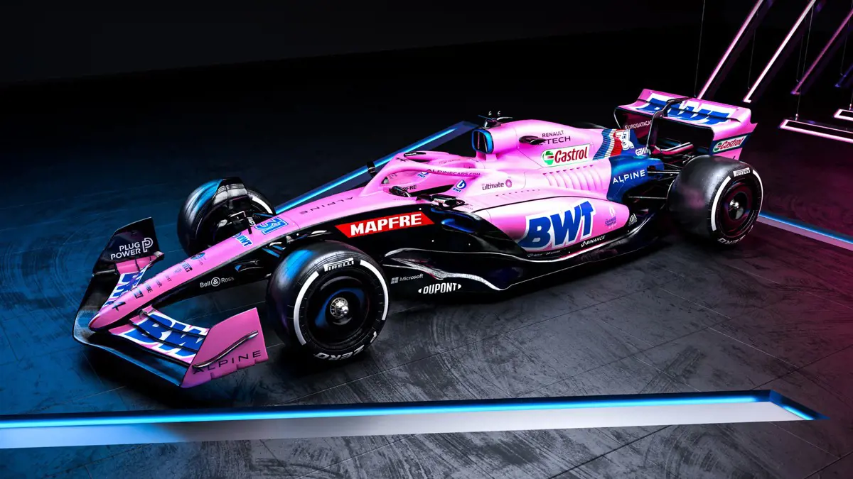 F1 - Bemutatkozott a rózsaszín Alpine is