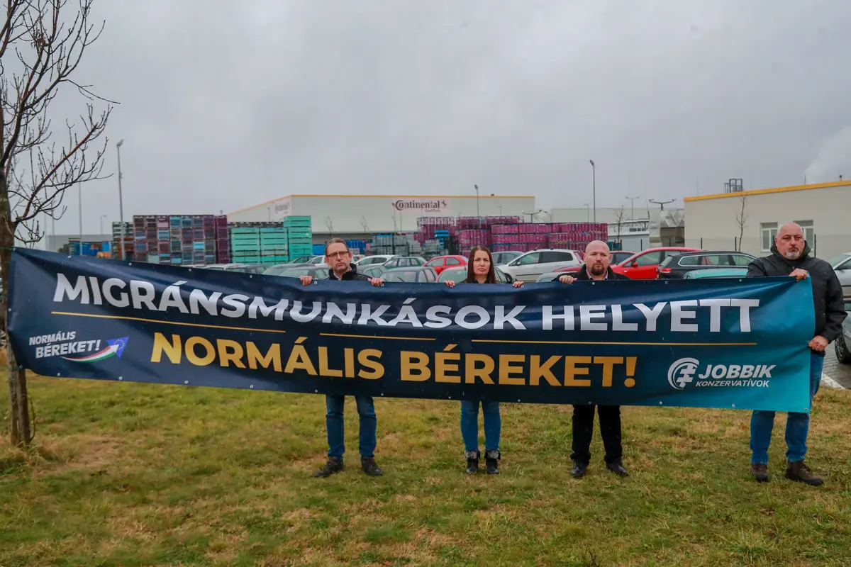 Lakosságcsere: A Jobbik szerint a makói Continental gyár dolgozóinak elbocsátása intő példa az egész ország számára