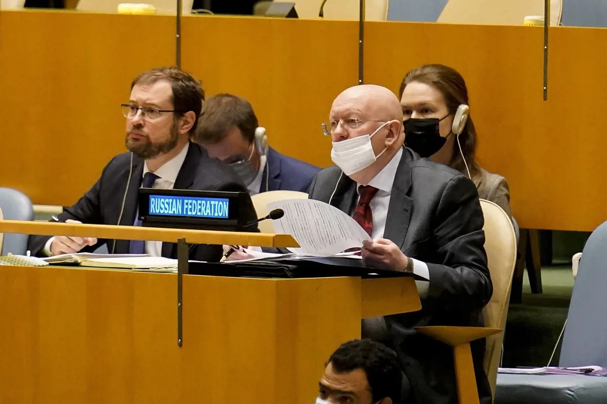 Az ENSZ Közgyűlése nagy többséggel fogadta el az orosz hadművelet leállítását sürgető határozatát