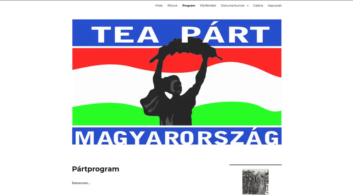 Az EP-n induló egyik legviccesebb alakulat a Tea Párt