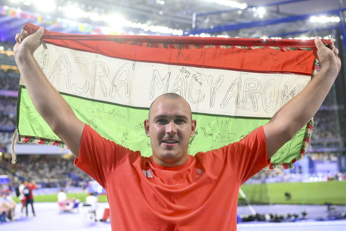 Olimpia: A kalapácsvető Halász Bence ezüstérmes lett