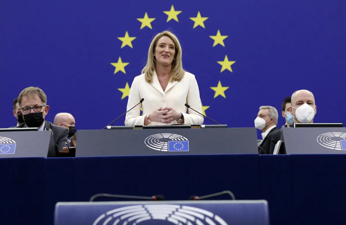 A máltai Roberta Metsolát választották az Európai Parlament új elnökévé