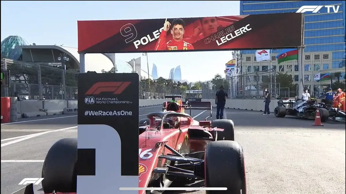 Monaco után Azerbajdzsánban is Leclerc futotta a leggyorsabb kvalifikációs kört