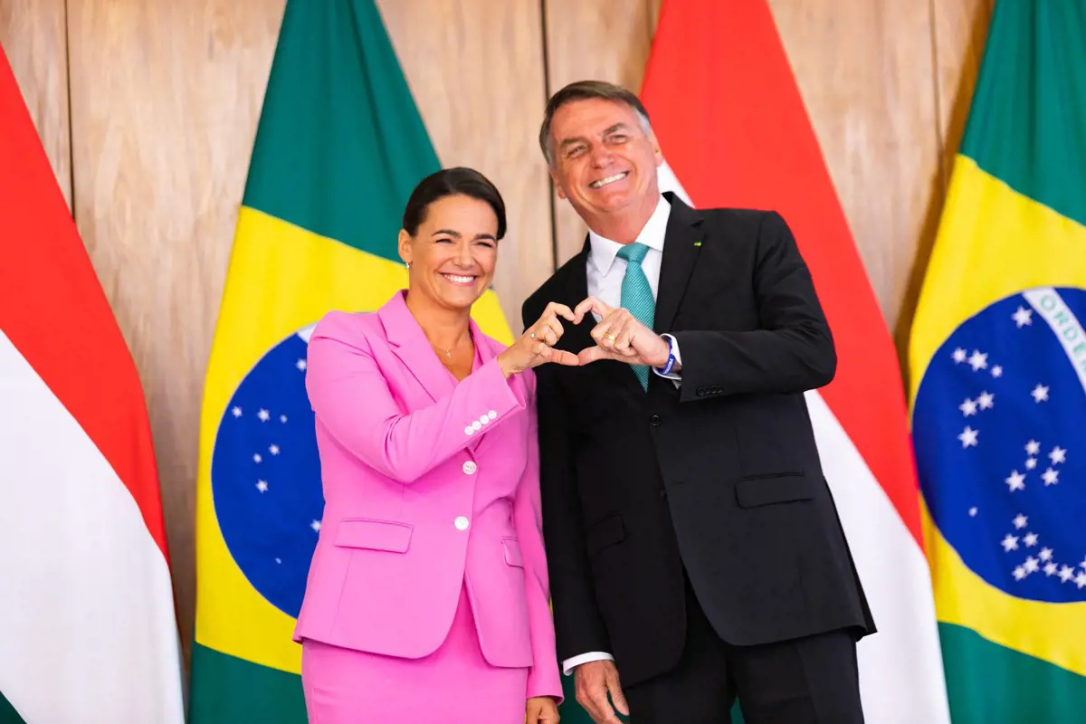 Novák Katalin Brazíliában: Bolsonaro elnökkel a béke követei vagyunk