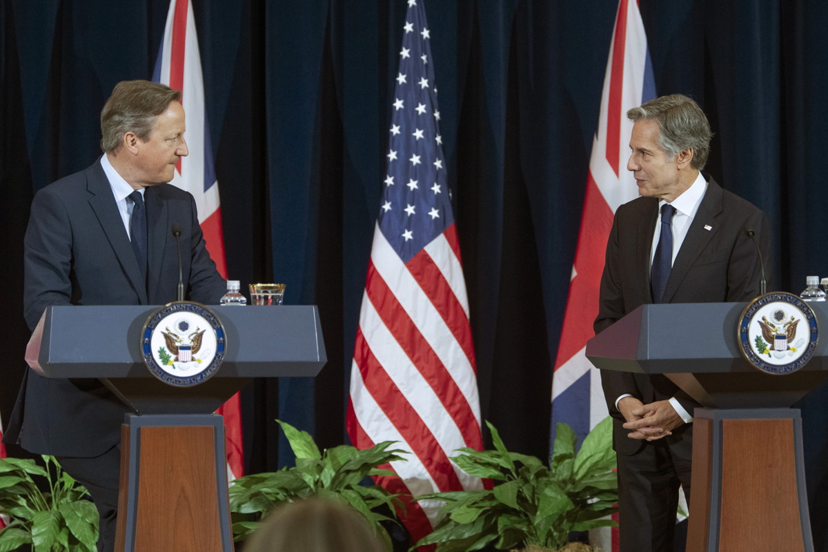 Orosz-ukrán háború: a fegyverszállításokról tárgyalt Washingtonban a brit külügyminiszter