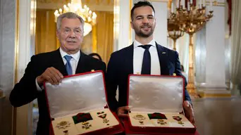 Igen rangos díjjal ismerte el űrhajósaink teljesítményét hazánk