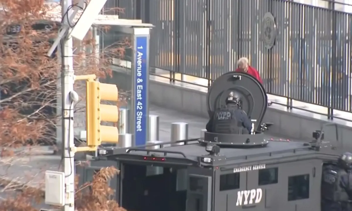 Fegyveres férfi miatt riasztották az ENSZ New York-i székhelyét