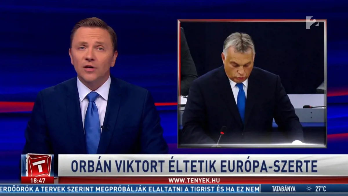 Újra büntetést kapott a TV2, mert a Tények politikai híreiben a Fidesz dominált