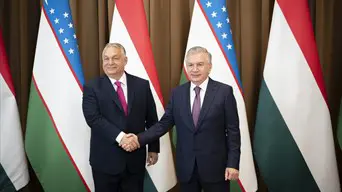 Üzbegisztán elnökével tárgyalt a miniszterelnök a Türk Államok Szervezete csúcstalálkozóján