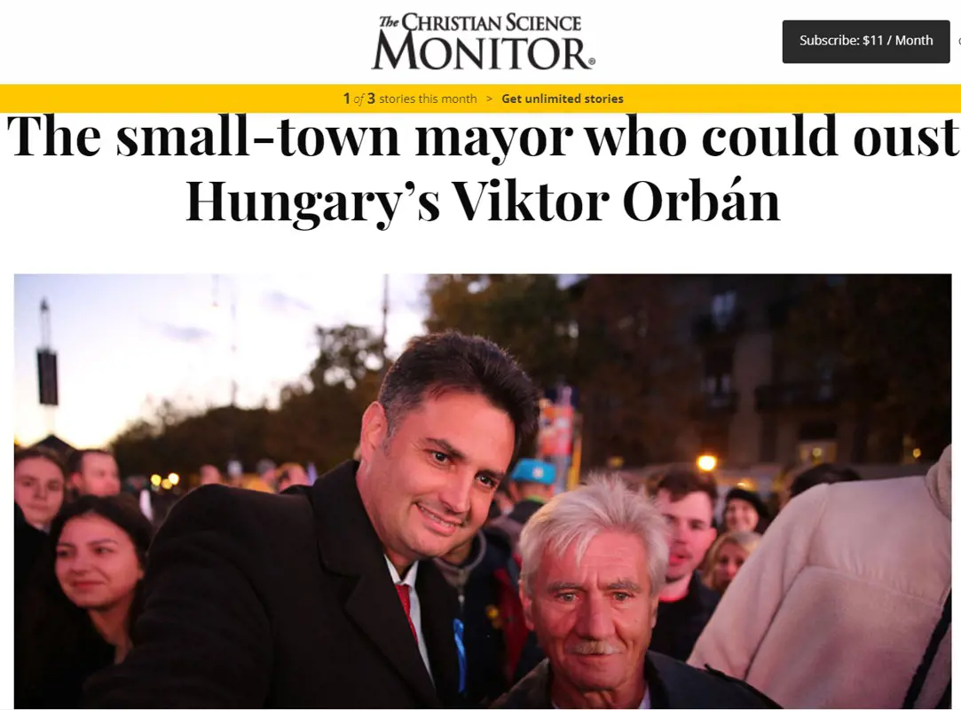 A nemzetközi keresztény lap szerint is Márki-Zay Péter a legjobb esélye az ellenzéknek Orbán Viktor ellen