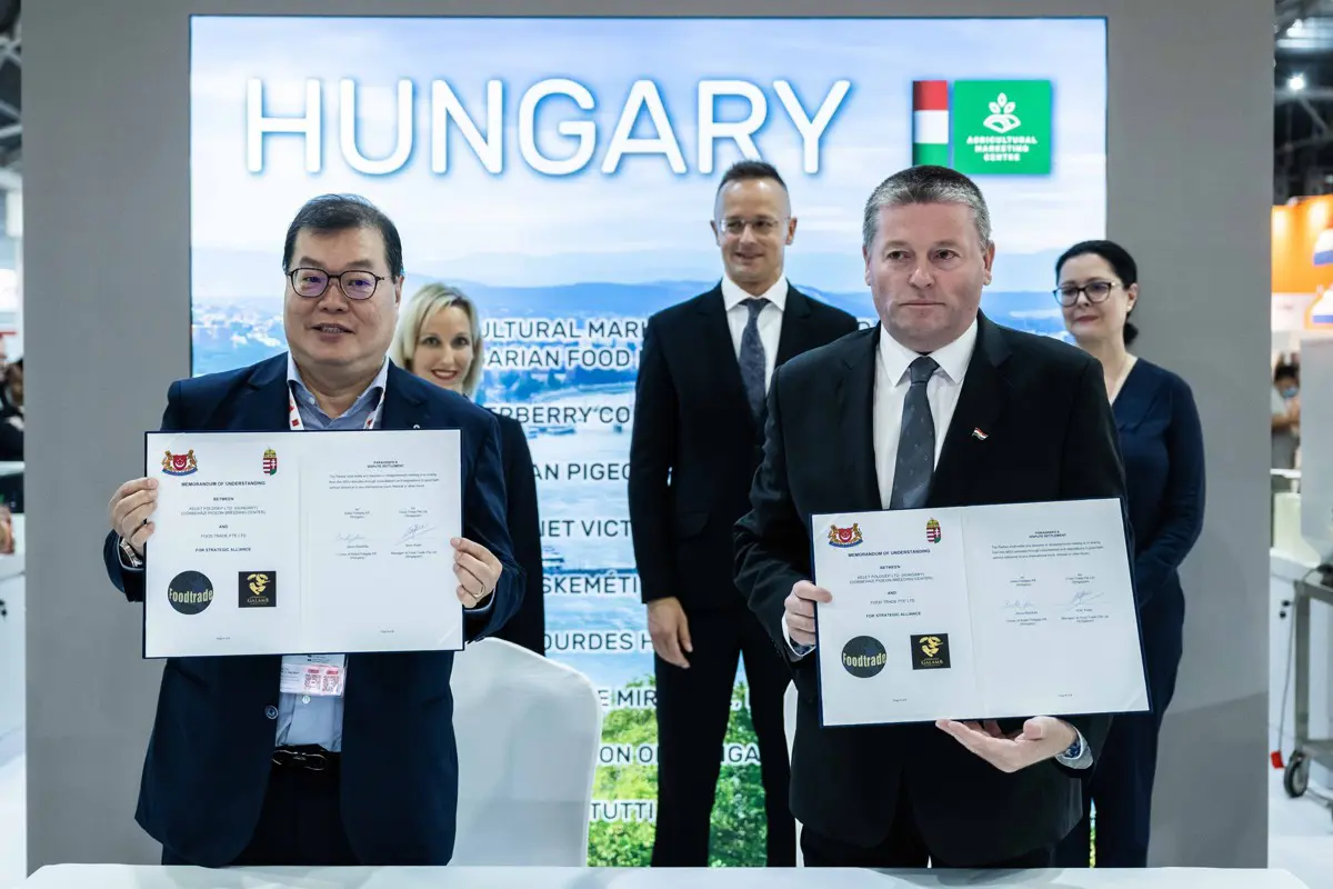Szijjártó: Magyar cégek már több mint 350 millió dollárt fektettek be Szingapúrban