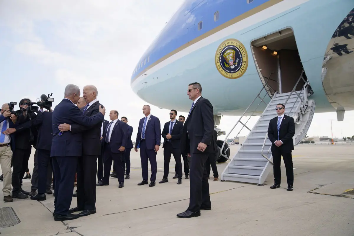 Megérkezett Izraelbe Joe Biden amerikai elnök