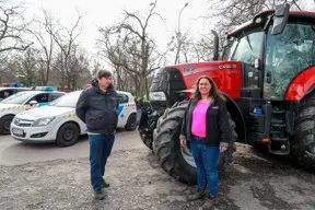 Gazdatüntetés: gyülekezni kezdtek az első traktoros tiltakozók