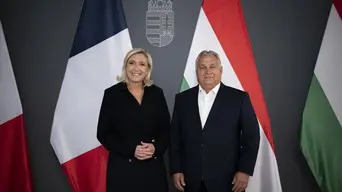 Marine Le Pennel tárgyalt a Karmelitában Orbán Viktor