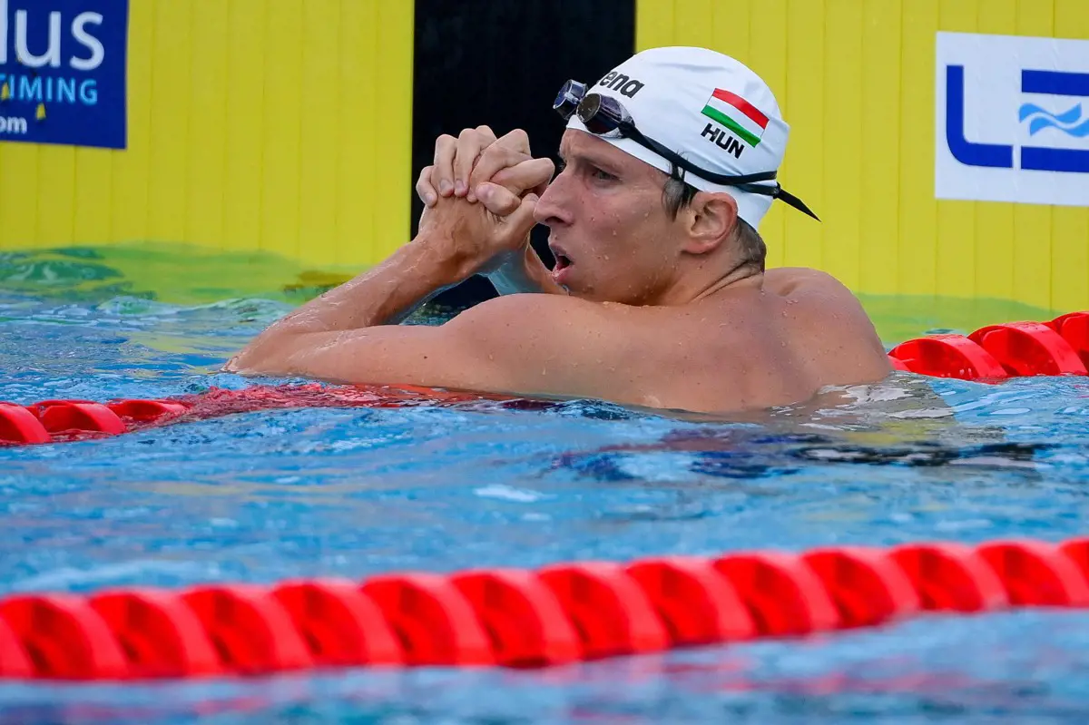 Úszó-Eb: Verrasztó Dávid ezüstérmes lett 400 méter vegyesen