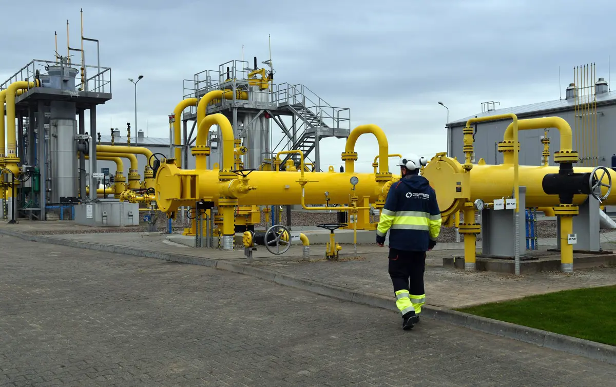 Szivárgás gyanúja miatt ideiglenesen leállítottak egy Balti-tengeri gázvezetéket