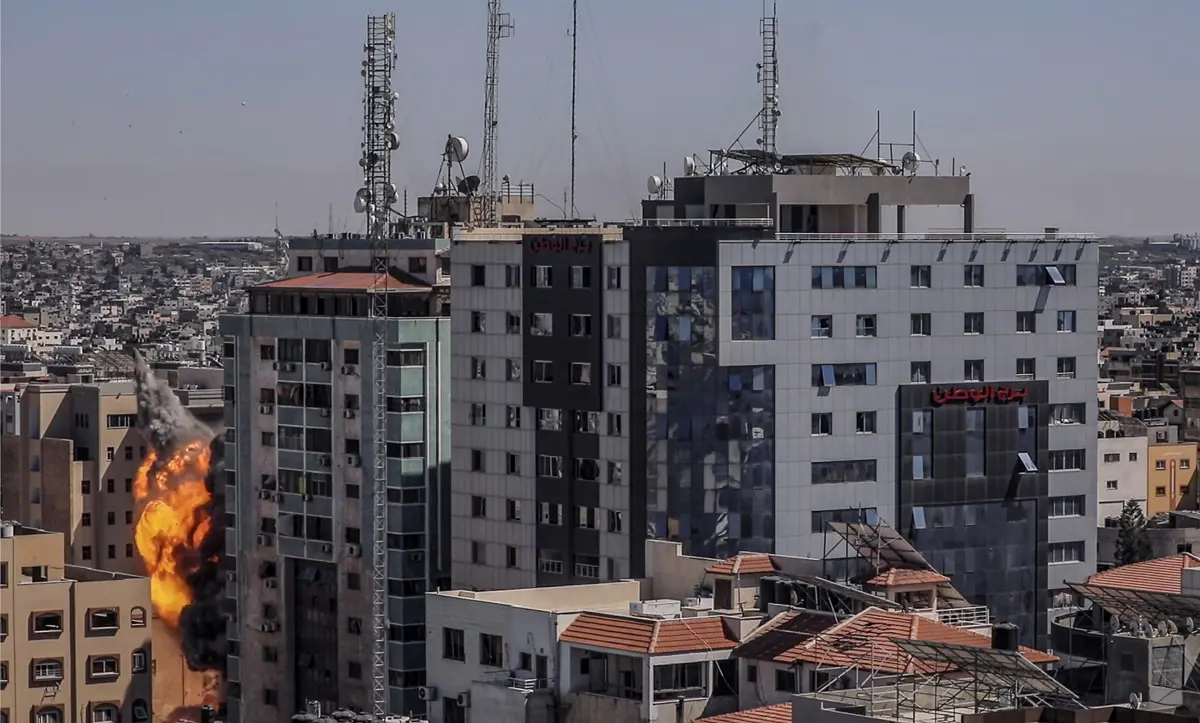 Hírzárlat: Izrael elkobozta az AP hírügynökség felszerelését a Gázai övezetben