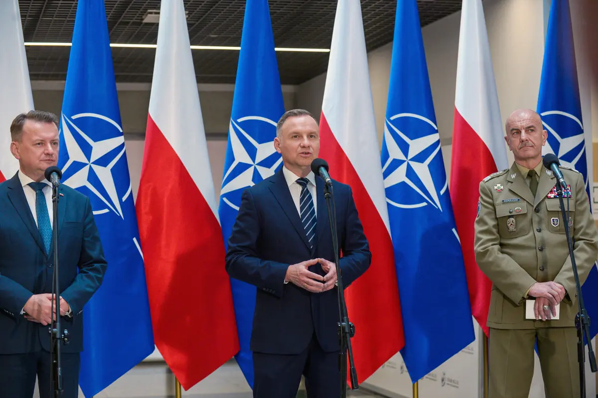 A lengyel elnök reméli, Ukrajna meghívást kap 2024-ben a NATO-ba