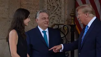 Megválaszolták, miért kísérte el Orbánt Viktort legkisebb lánya Trumphoz