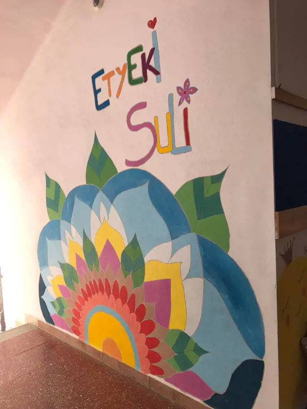 Meleg propagandára hivatkozva Etyek fideszes polgármestere lemeszelt egy színes ábrát az iskola falán