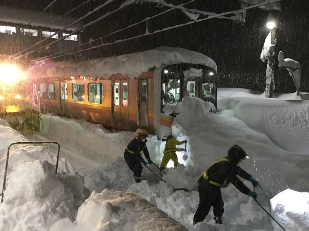 Óriási havazás csapott le Japánra