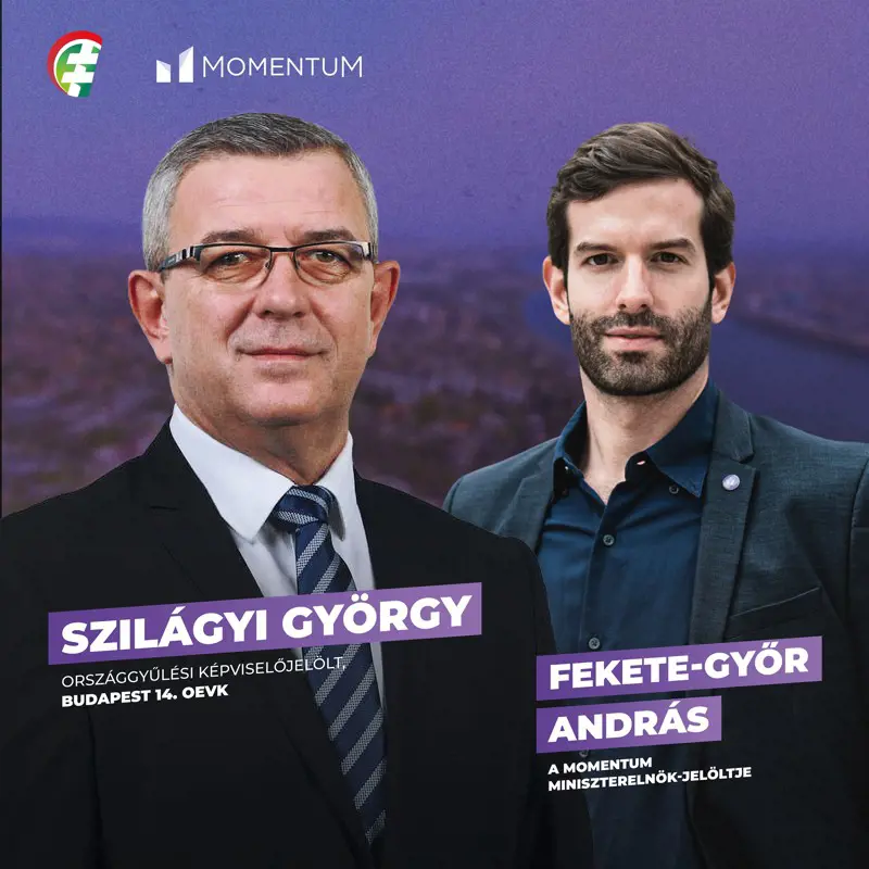 A Momentum  Budapest 14-es választókerületében Szilágyi Györgyöt, a Jobbik politikusát támogatja az előválasztáson